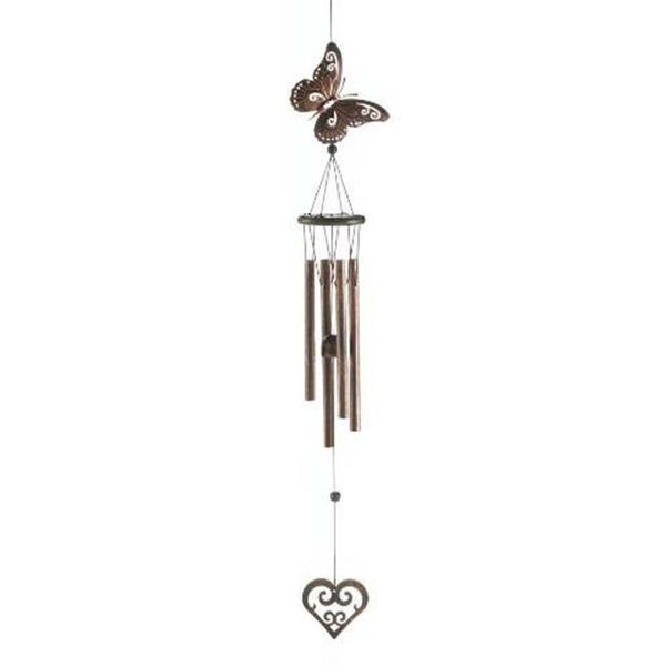 Home Decor Home Decor 10017701 Butterfly & Heart Wind Chime 713679_EA